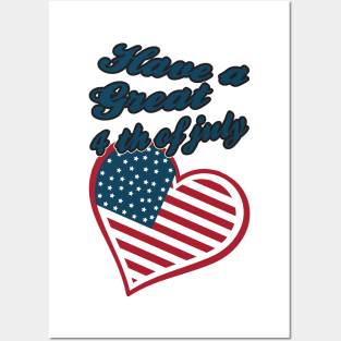 Independence Day Tshirt Posters and Art